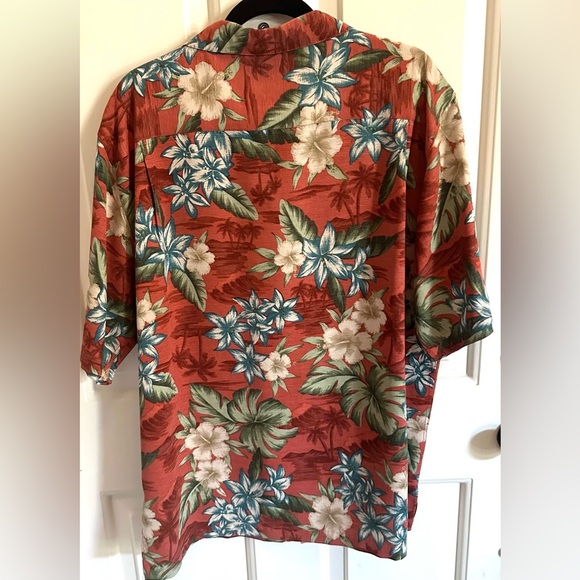 Havana Jacks Cafe Hawaiian Shirt Men’s XL Button Up Short Sleeve 100% Silk - Picture 2 of 5